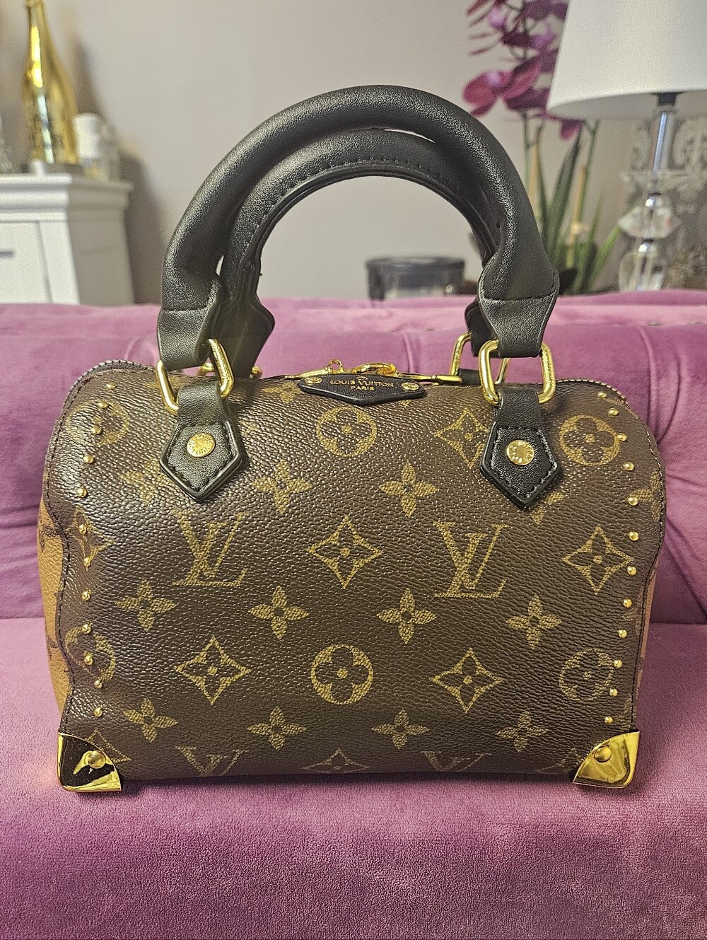 Brown Monogram Canvas Mini Speedy